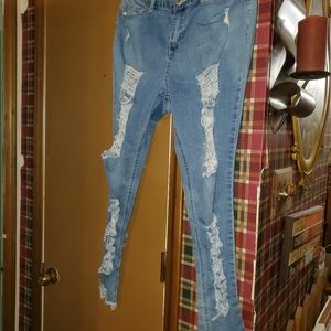 Distressed Jeans